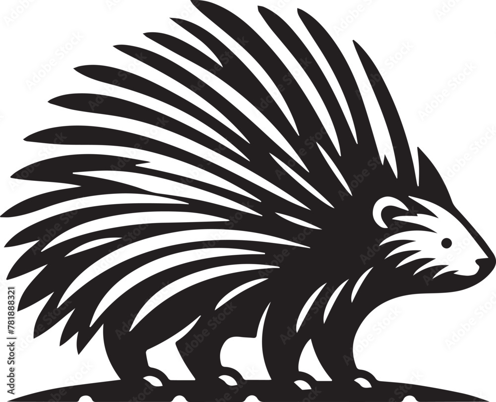 Porcupine SVG Silhouette Design (79).eps Porcupine SVG Silhouette Design (79).eps