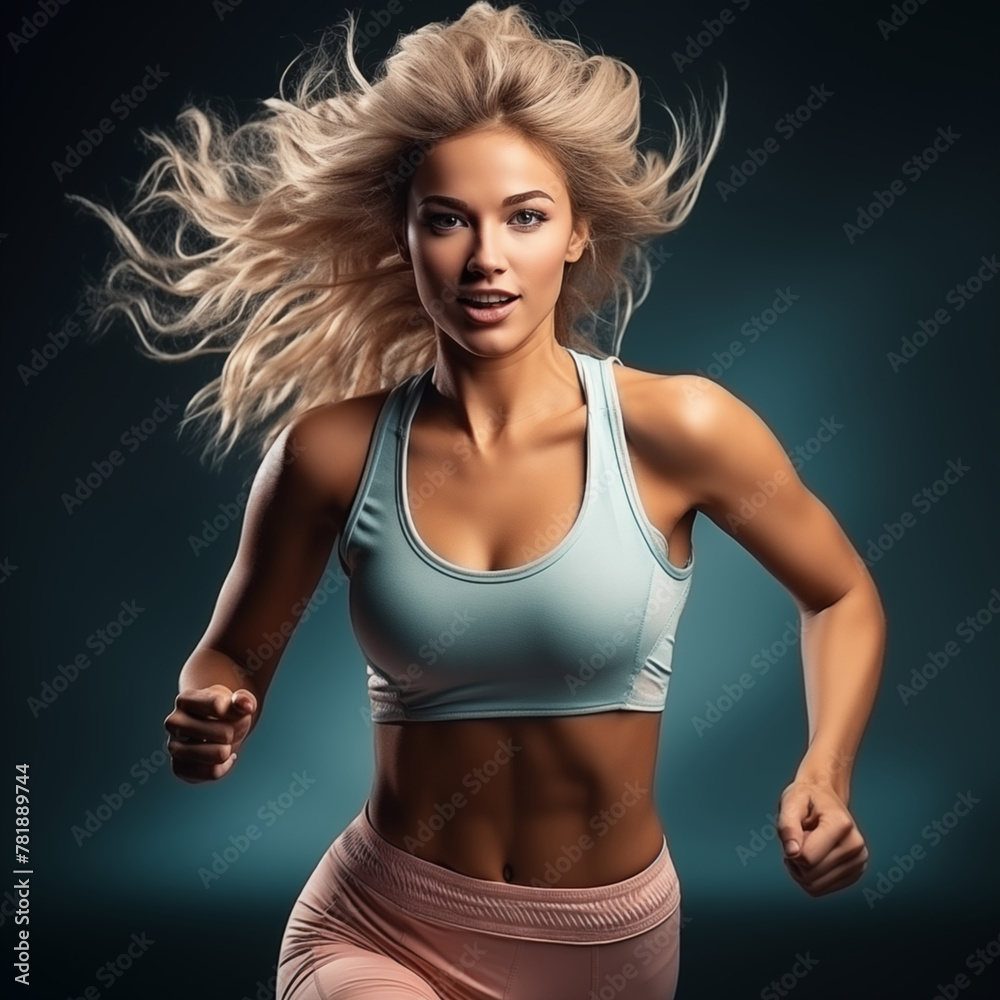 Radiant & Relentless: A Runner Exudes Confidence in a Burst of Sunlight Radiant & Relentless: A Runner Exudes Confidence in a Burst of Sunlight