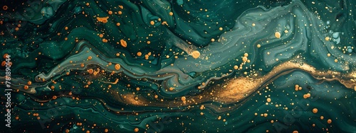 Cosmic Swirls A Vibrant Artwork Generative AI
