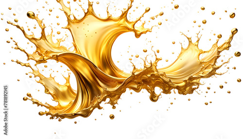 Gold goldene Wasser Welle dynamisch spritzig Tropfen Wirbeln flüssig Vorlage und Hintergründe, Wirbel kraftvoll leuchtend lebendig Energie geladen metallisch Honig glänzend rein Reichtum Luxus edel