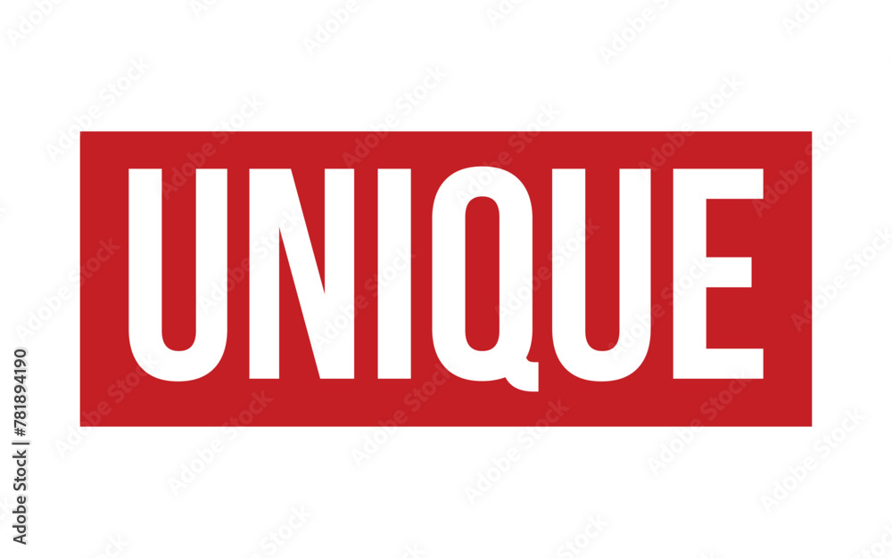 Red Unique Rubber Stamp Seal Vector Red Unique Rubber Stamp Seal Vector