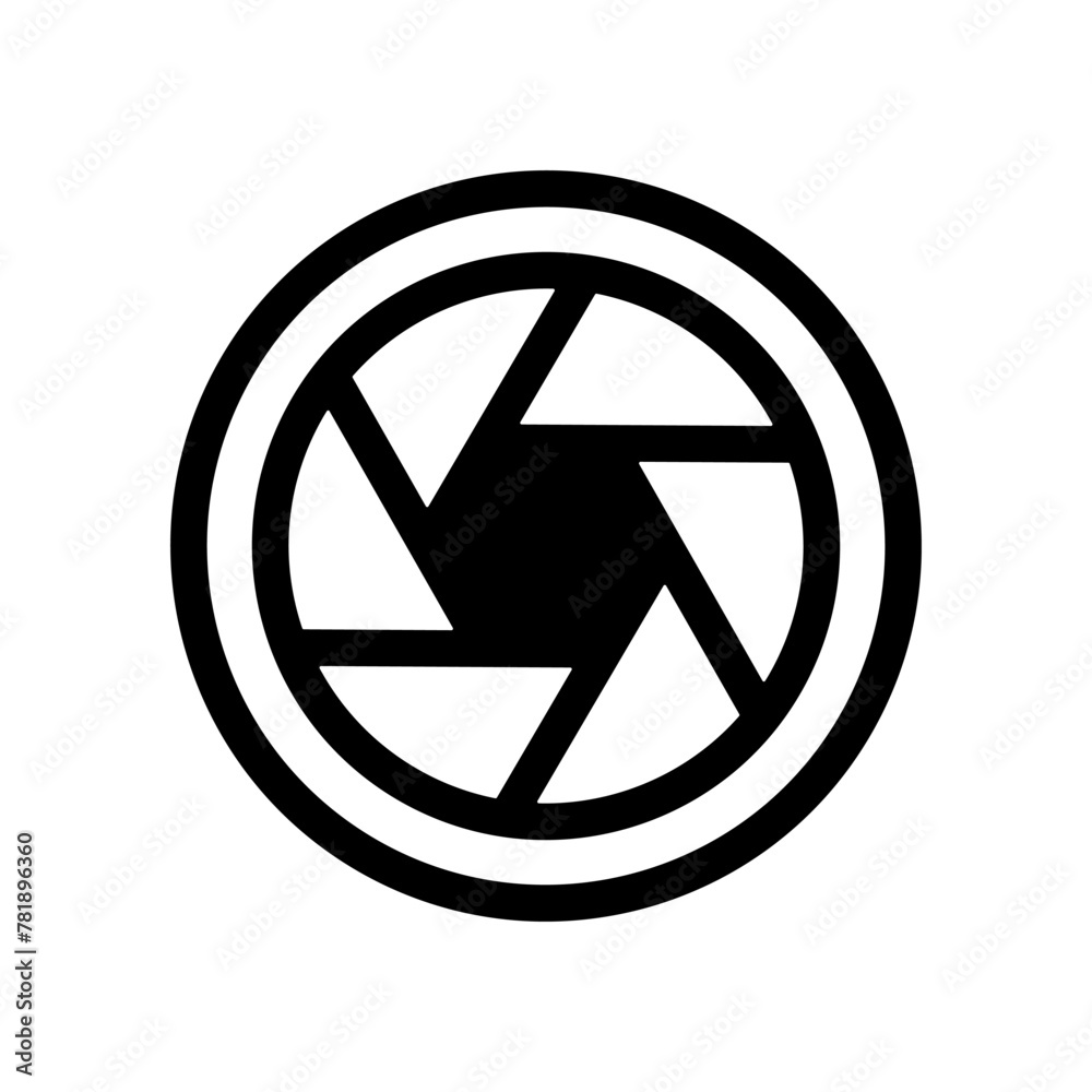 Camera Shutter icon vector set. Camera lens illustration sign collection. diaphragm petals symbol or logo. Camera Shutter icon vector set. Camera lens illustration sign collection. diaphragm petals symbol or logo.