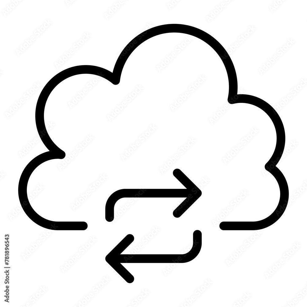Cloud computing icon Cloud computing icon