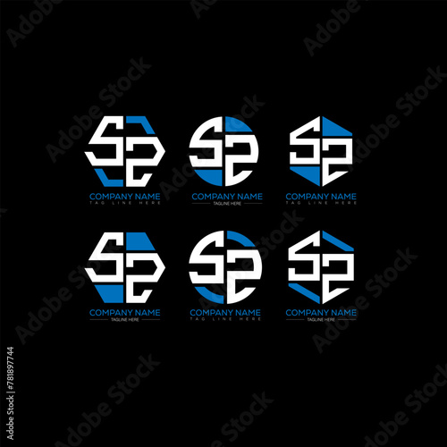 SZ minimalist and classic logo set design.SZ monogram polygonal and circle shape vector. SZ unique design. Free Download SZ minimalist and classic logo set design.SZ monogram polygonal and circle shape vector. SZ unique design. - GFXLoad