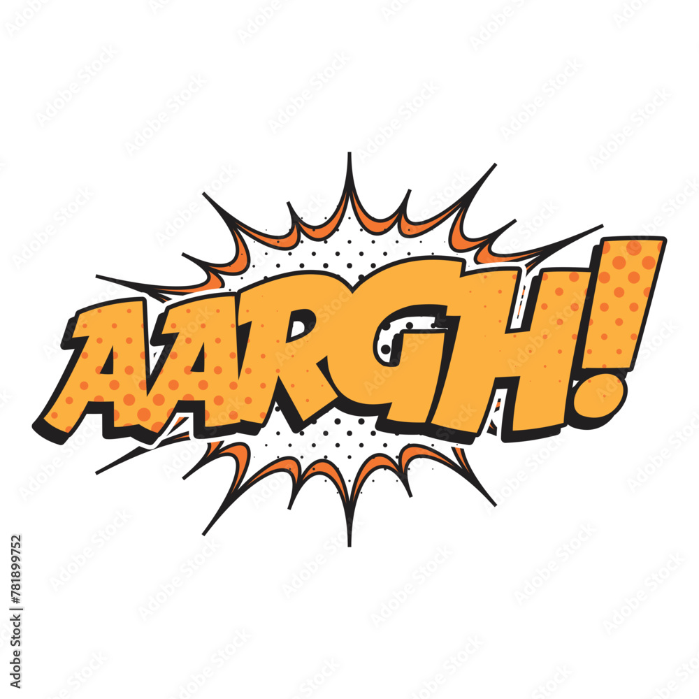 Naklejka premium Comic Effect Illustration