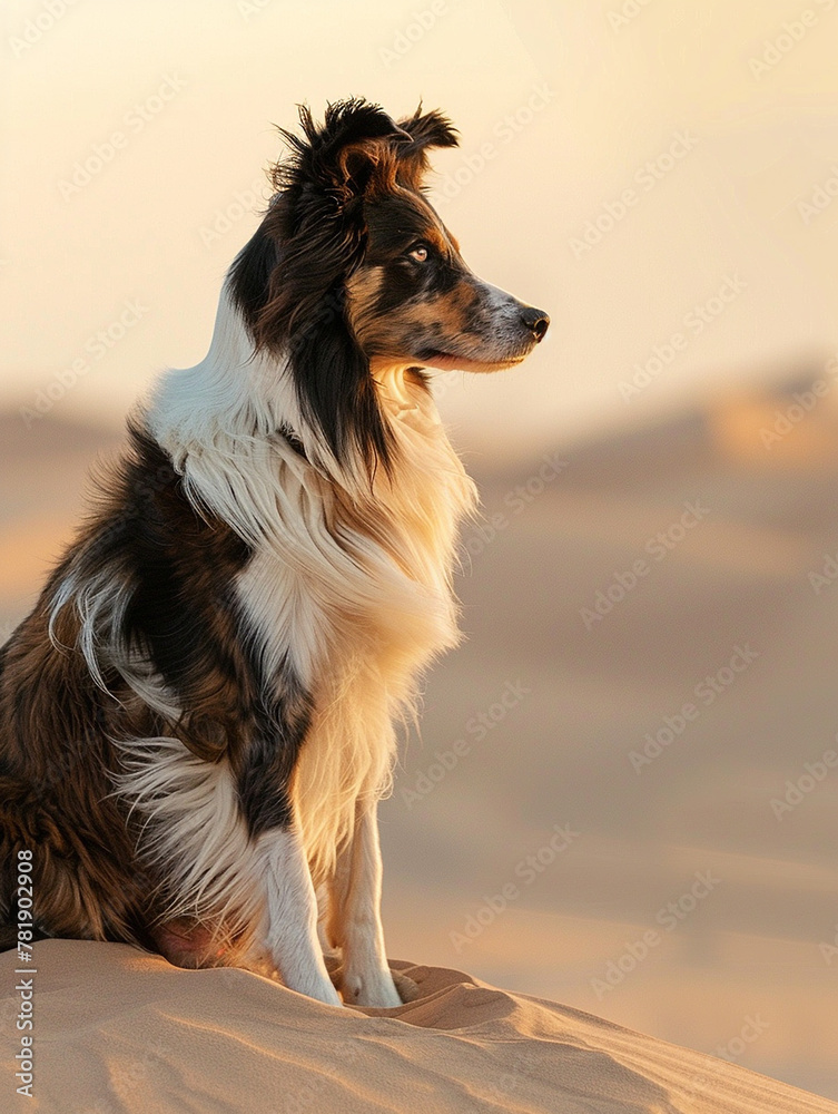 Fototapeta premium A beautiful border collie dog