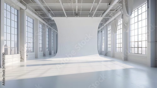 Pure Elegance Captivating White Studio Background Photography