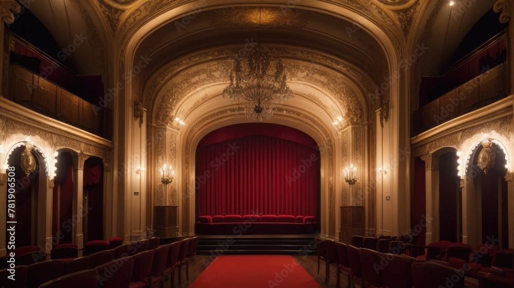 Obraz premium Empty theater hall