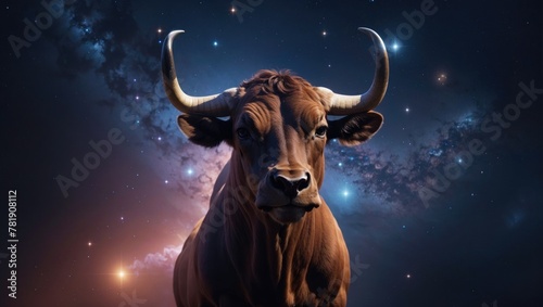 Taurus man by zodiac sign photo