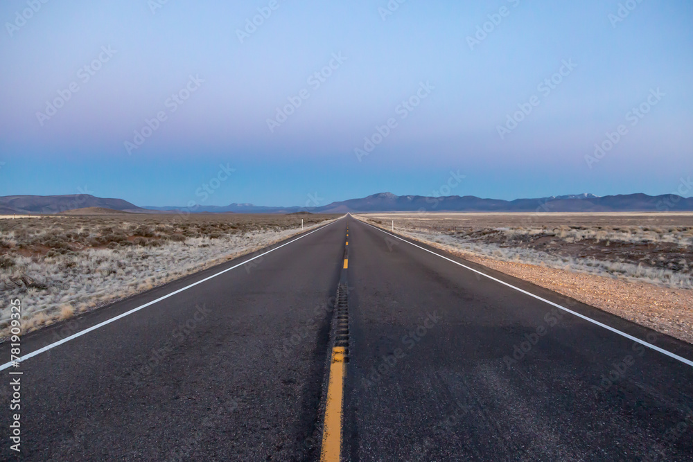 A long road through rural Utah