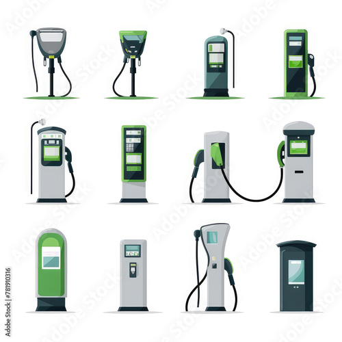 Various Electric Vehicle Charging Station Designs