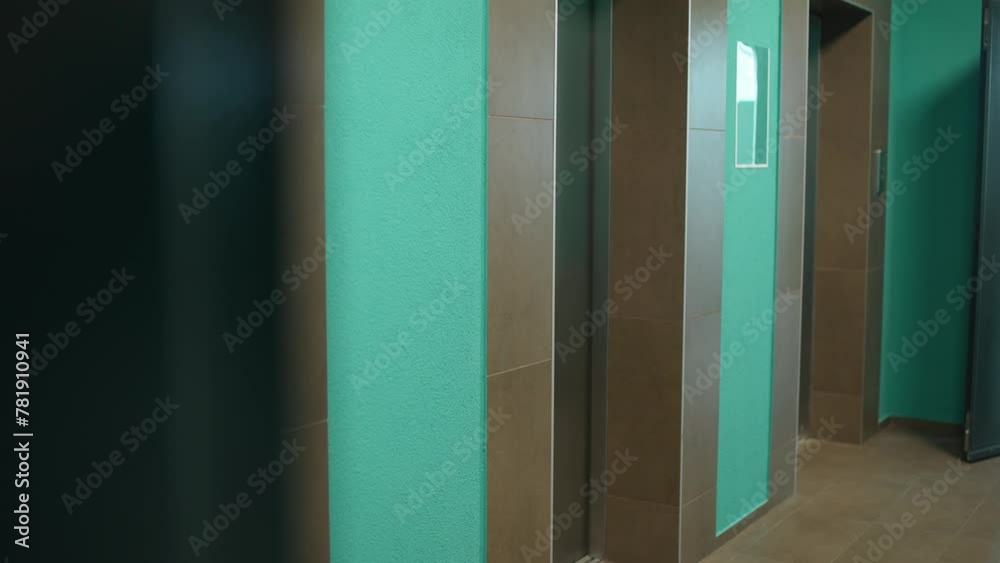 Office, view of a elevator hall, a walk through the office space inside skyscraper, background template. Office, view of a elevator hall, a walk through the office space inside skyscraper, background template.