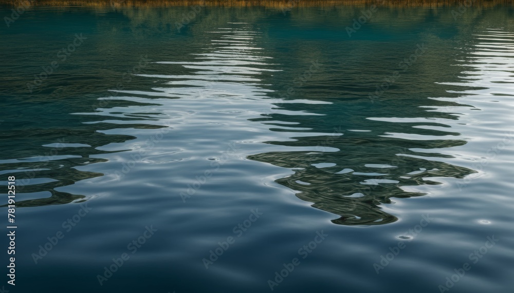 Tranquil scene of calm waters with subtle reflections, ideal for serene backdrops or peaceful concepts.. AI Generation Tranquil scene of calm waters with subtle reflections, ideal for serene backdrops or peaceful concepts.. AI Generation
