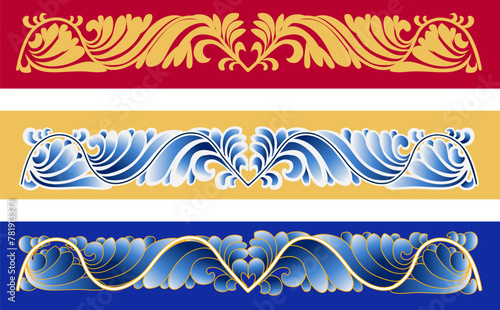 Classical pattern paintbrush ninko pattern