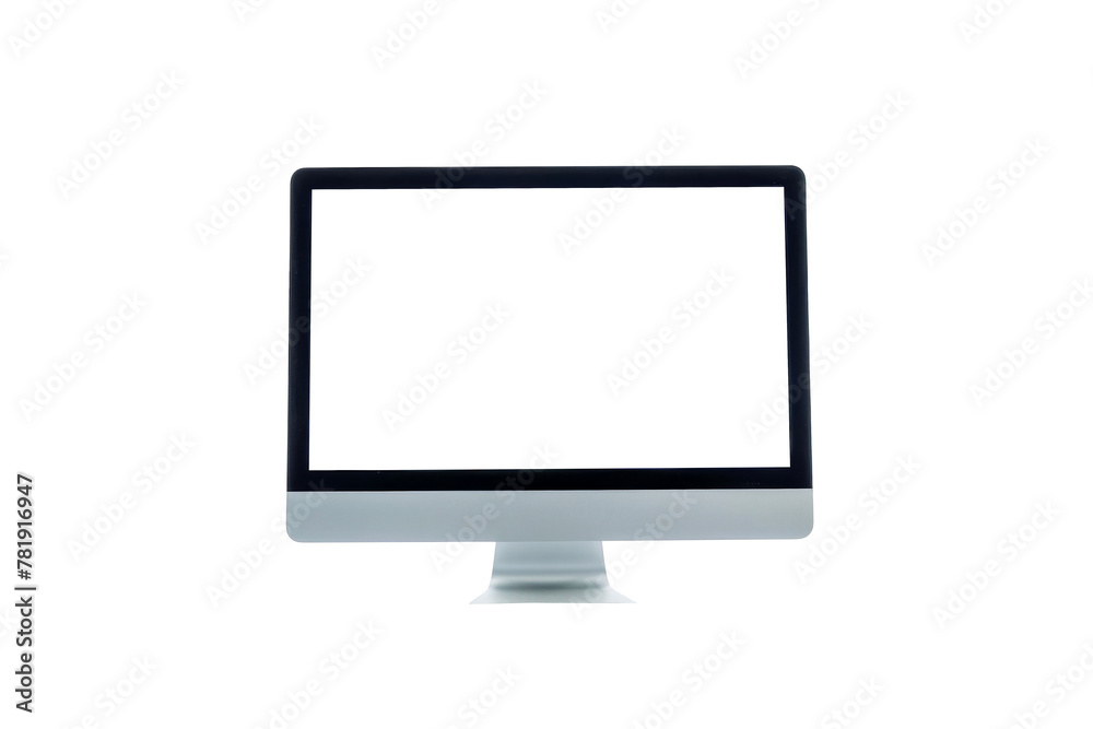 Monitor screen with empty displays isolated background, flat view of computer screen, electronic device for showing detail. Monitor screen with empty displays isolated background, flat view of computer screen, electronic device for showing detail.