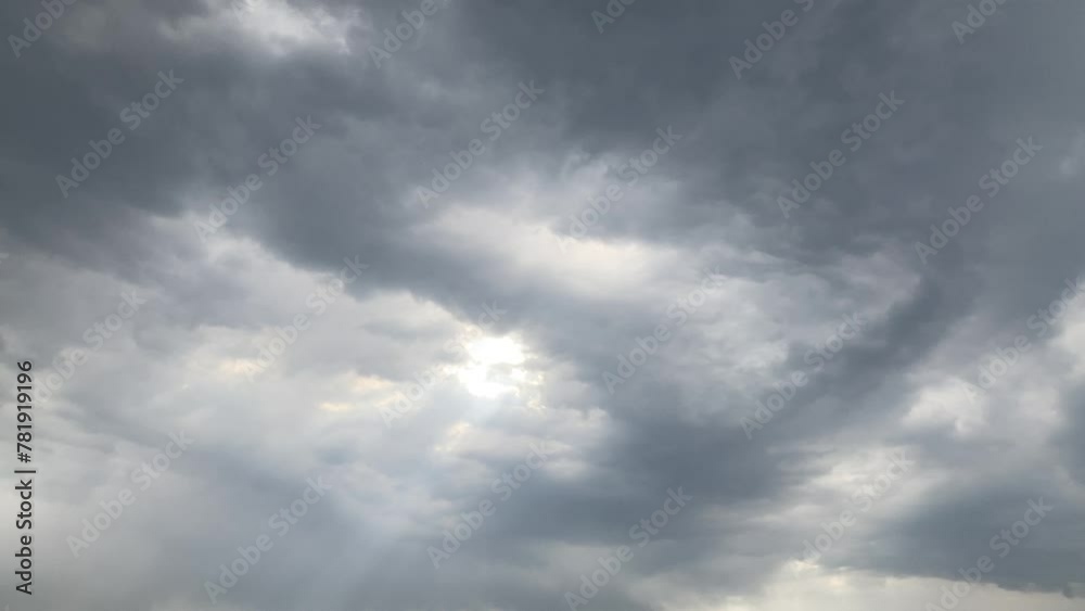 4K video of storm clouds timelapse 4K video of storm clouds timelapse