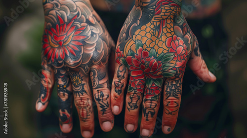 The background thai tattoo