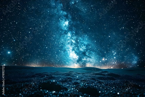 Cosmic Elegance: A Serene Night's Canvas. Concept Astrology, Night Sky, Celestial Beauty, Star Gazing, Galactic Wonder