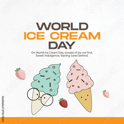 Ice cream cones celebrating...