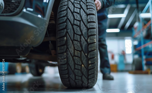 Tire Replacement at Service Garage © Curioso.Photography