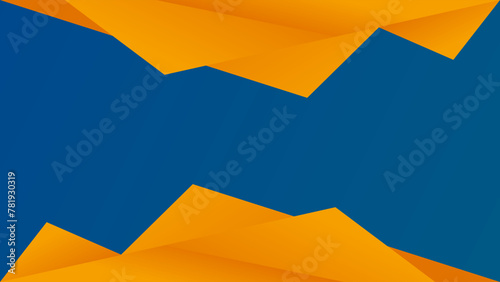 ABSTRACT BLUE ORANGE GRADIENT BACKGROUND SMOOTH LIQUID COLORFUL BLURRED DESIGN WITH GEOMETRIC SHAPES VECTOR TEMPLATE GOOD FOR MODERN WEBSITE  WALLPAPER  COVER DESIGN 