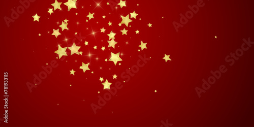 Magic stars vector overlay.  Gold stars scattered