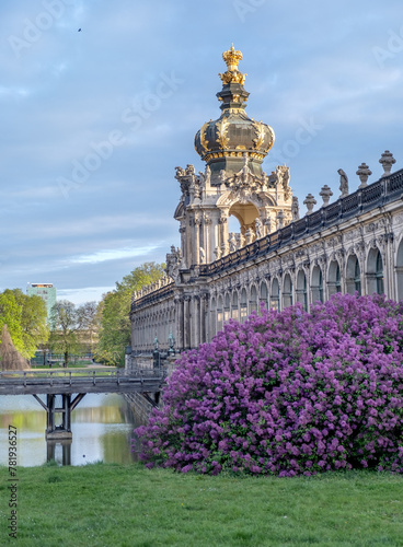 Crown gate in Dresdner Zwinger, Germany