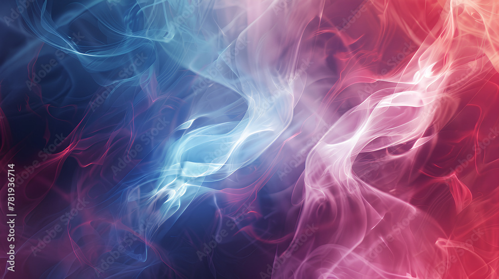 Fototapeta premium Abstract background, Background with different colored smoke mixed together beautifully.