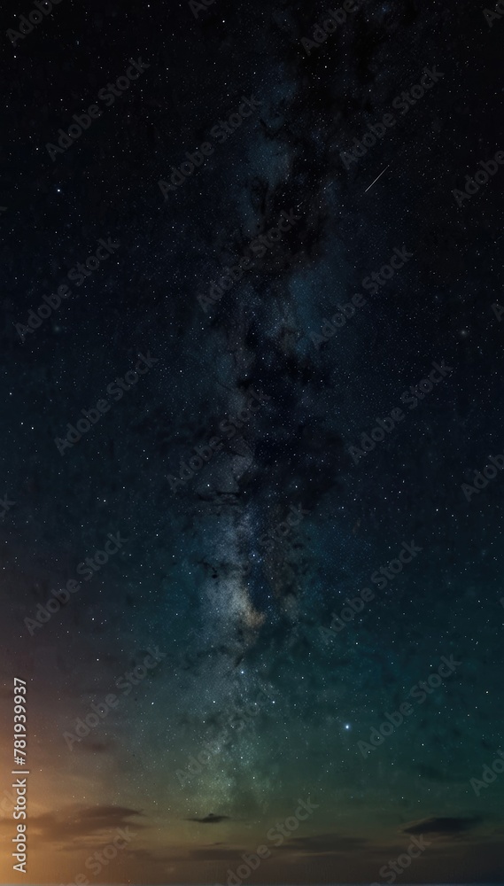 Starry Night Galaxy and Stars Universe Background