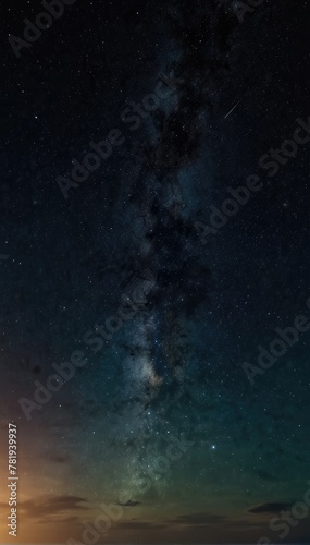 Starry Night Galaxy and Stars Universe Background