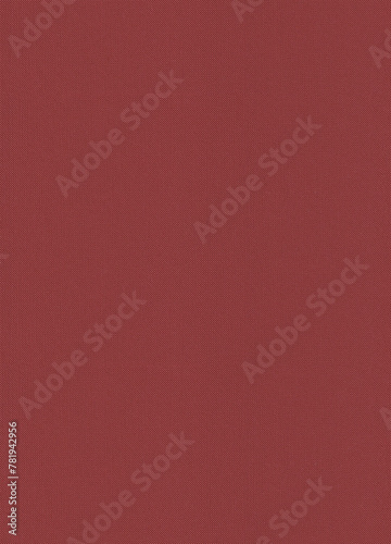 Seamless dark red fabric embossed vintage paper texture for background, natural detailed pressed paper sheet. Vertical portrait orientation. (ID: 781942956)