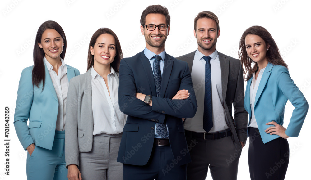 happy successful business team isolated on transparent and white background.PNG image. happy successful business team isolated on transparent and white background.PNG image.