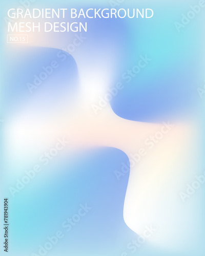 Abstract blurred gradient background design. Colorful background blurred gradient pastel color palette. Gradient Mesh Design-15