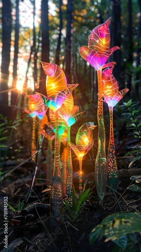 Unique Bioluminescent Plants