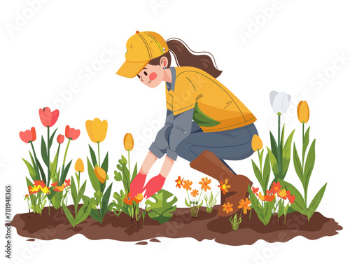 The Gardener's Nurturing Touch: Bringing Life and Beauty to the Canvas of Nature