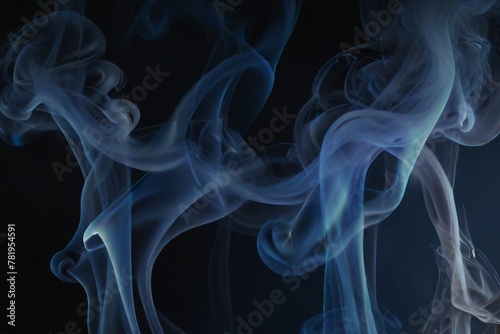 Gray & Dark blue smoke background Design