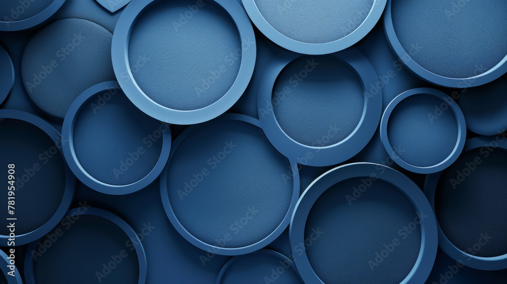 blue color Minimal background for branding and product presentation. subtle circular geometric pattern 
