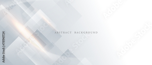 White geometric abstract background design modern illustrations