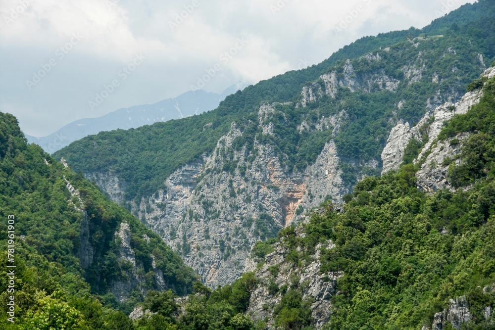 Fototapeta premium A beautiful view on Mount Olympus National Park in Greece