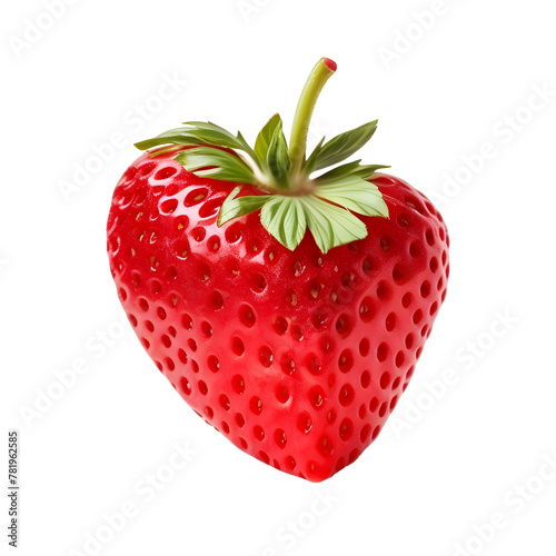 Isolated Red Strawberry