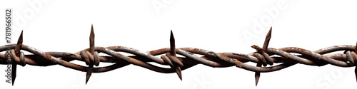 Sharp Barbed Wire, War Iron Barbed Wire. Barbed wire to prevent burglars