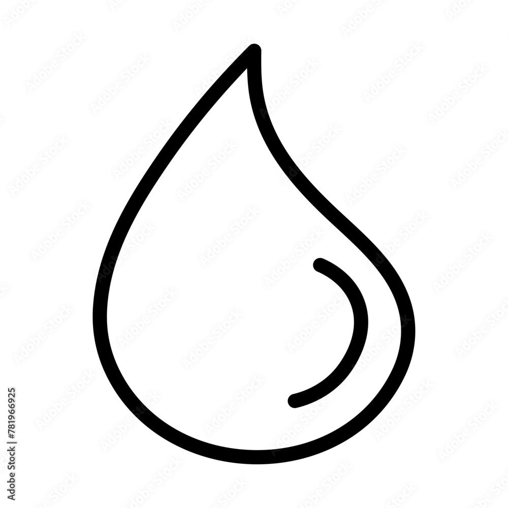 drop Vector Line Icon Design drop Vector Line Icon Design