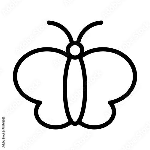 butterfly Vector Line Icon Design