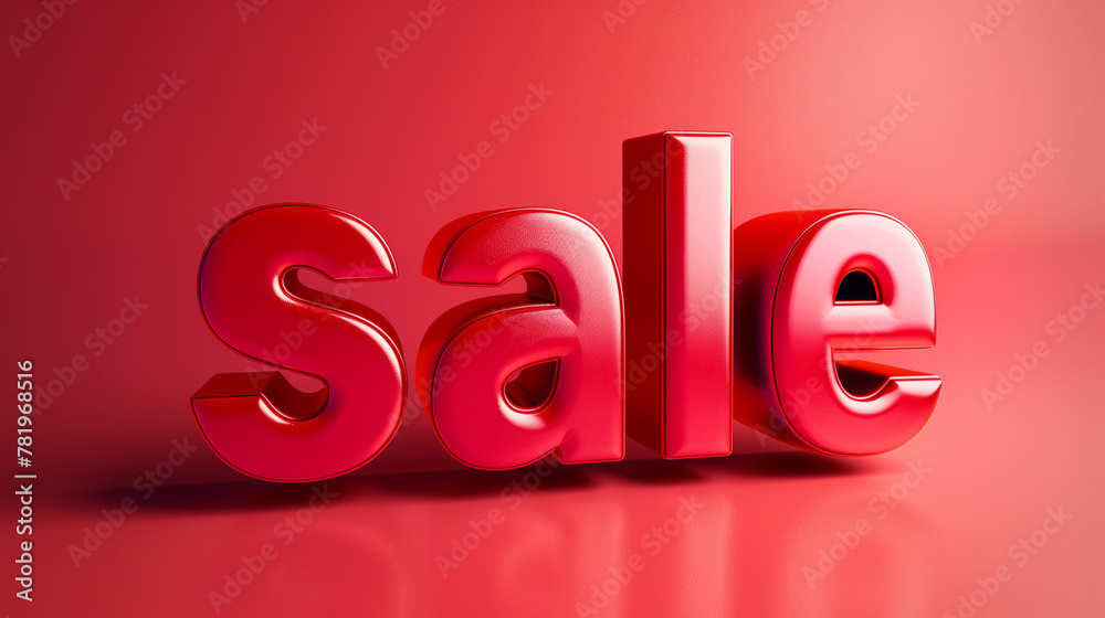3D Sale word sign, Discount Retail Promotion Marketing Concept 3D Sale word sign, Discount Retail Promotion Marketing Concept