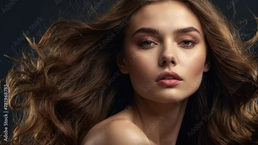 Beautiful girl portrait with long hair
Beautiful girl portrait with long hair
