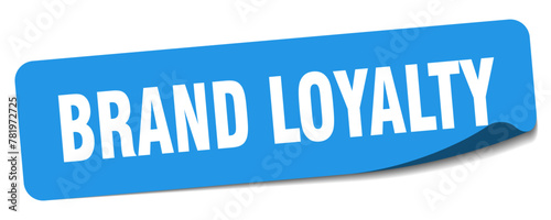 brand loyalty sticker. brand loyalty label
