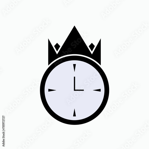 Prime Time Icon. Symbol of Regularly Occurring Time which a Mass Media Audience are highest Watching and Hearing.