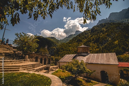 Monastery of Virgin Mary in the historic village of Konitsa in the region of Ioannina, Greece