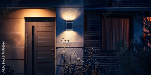 Motion Sensor LED Light Solar-Powered Illumination for Small Spaces