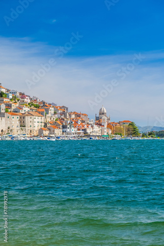 City of Sibenik on Adriatic sea, Dalmatia, Croatia